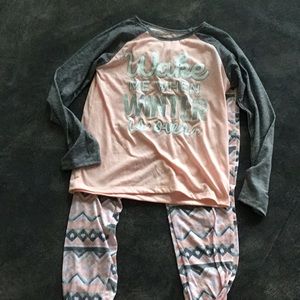 justice cotton pajamas